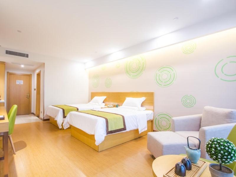 Greentree Inn Wuxi Huishan District Yangshan Town Jiayang Life Plaza Business Hotel Jiaxing Exteriör bild