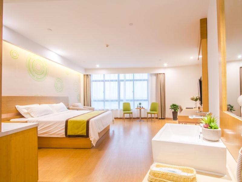 Greentree Inn Wuxi Huishan District Yangshan Town Jiayang Life Plaza Business Hotel Jiaxing Exteriör bild