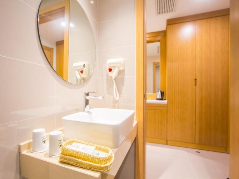 Greentree Inn Wuxi Huishan District Yangshan Town Jiayang Life Plaza Business Hotel Jiaxing Exteriör bild